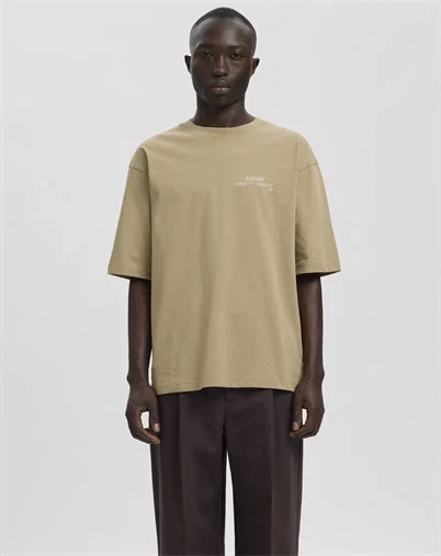 ANNARR - ANROkholm Logo T-Shirt - Weathered Teak